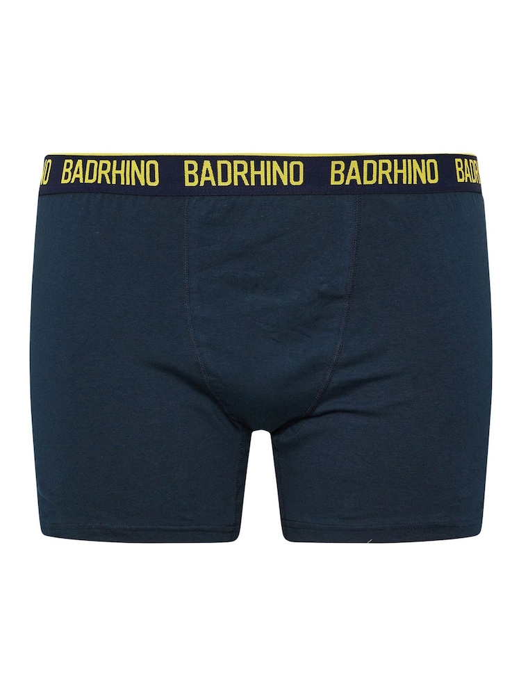 BadRhino Big & Tall Blue Multi Band Trunks 3 Pack - Image 2 of 2