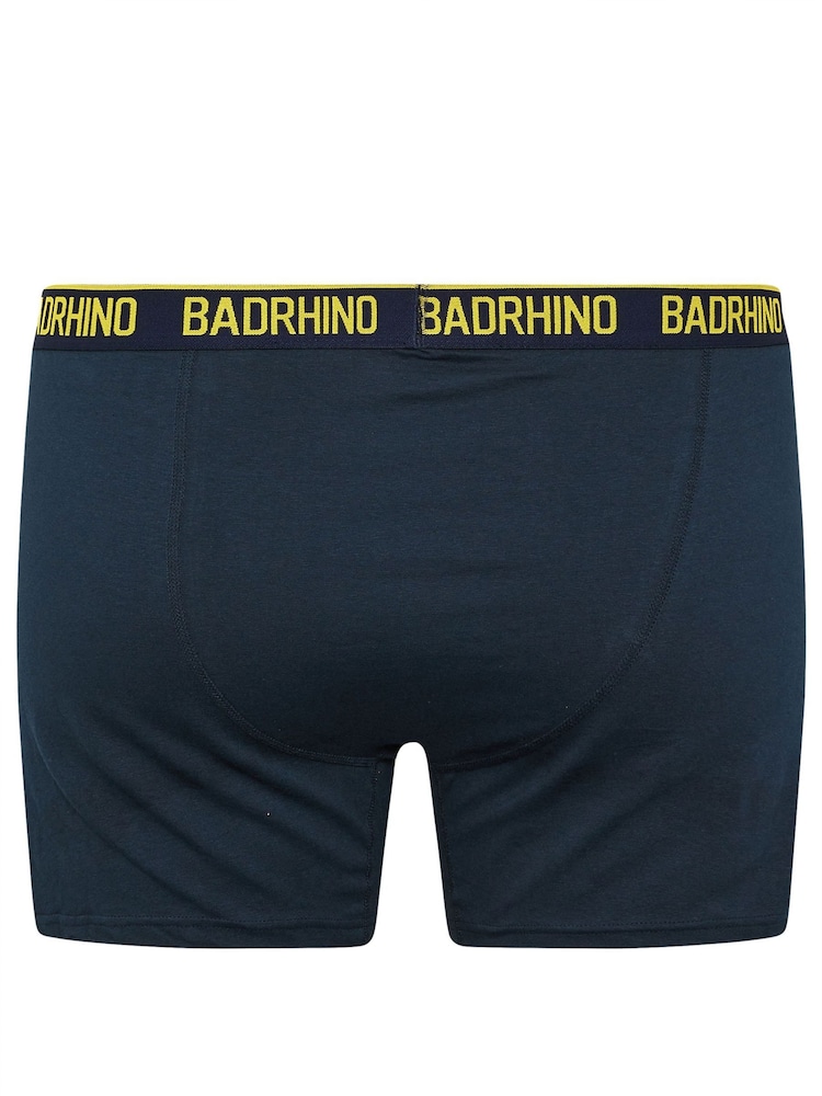 أزرق - حزمة من 3 سراويل داخلية بأحزمة متعددة الألوان من BadRhino Big & Tall - Image 6 of 6