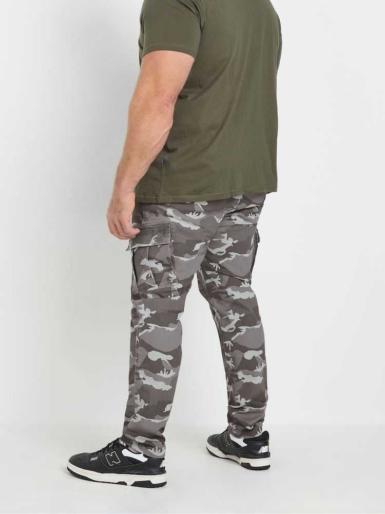 Gris - Pantalon cargo BadRhino Big & Tall camouflage - Image 3 of 6