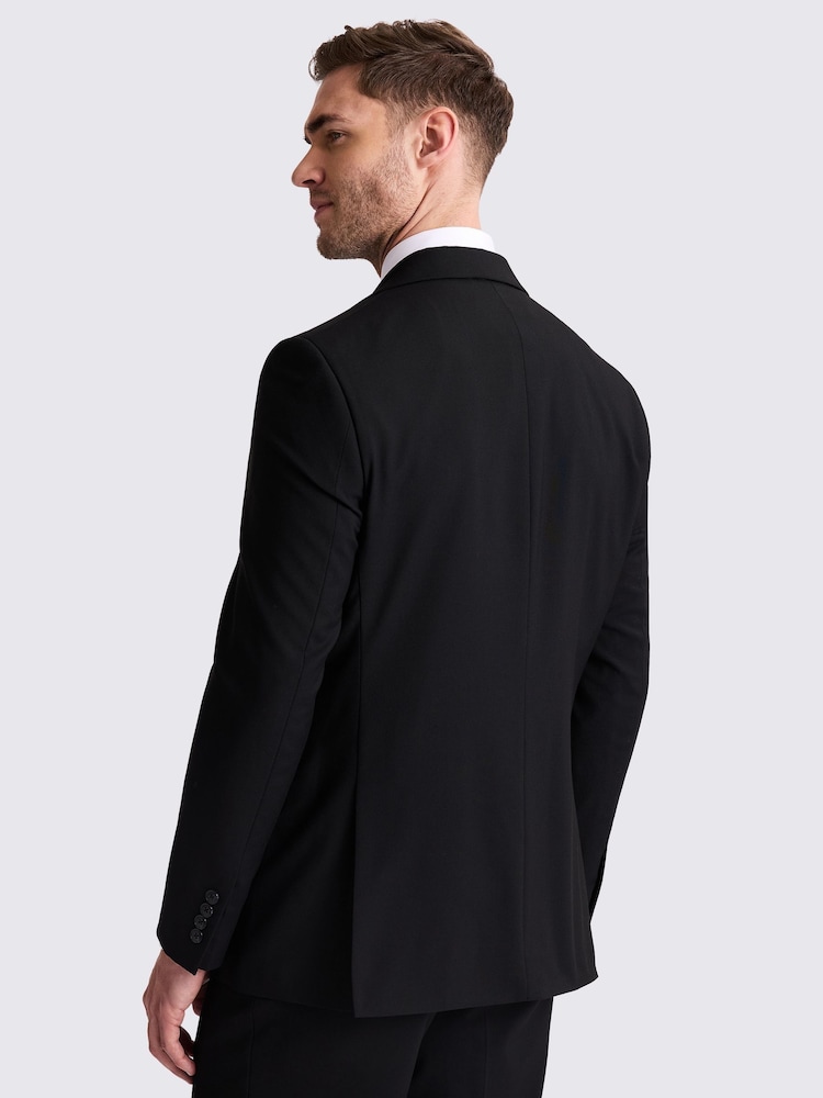 MOSS Black Tailored Fit Stretch Jacket - Image 2 of 4