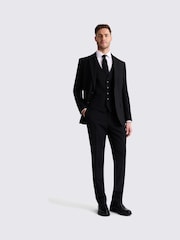 MOSS Black Tailored Fit Stretch Jacket - Image 4 of 4