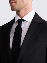 MOSS Black Tailored Fit Stretch Suit Jacket - Image 6 of 9