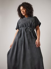 Evans TENCEL™ Black Dress - Image 3 of 4