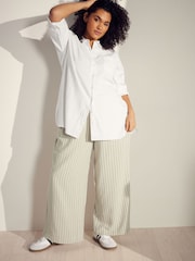 Evans Linen Rich White Shirt - Image 1 of 5