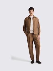 MOSS Brown Brown Wool Linen Shacket - Image 2 of 5