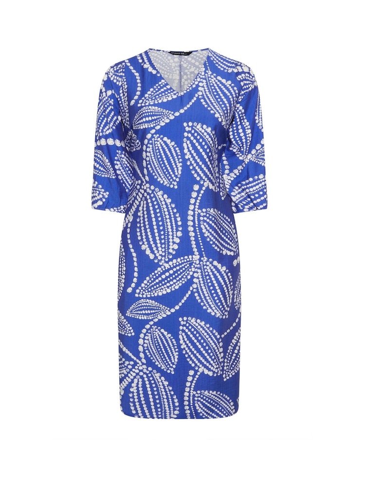 Evans Blue Swing Midaxi Dress - Image 5 of 5