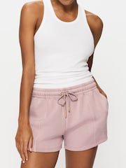 KBX Pink Sarina Scuba Shorts - Image 1 of 7