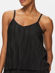 KBX Black Lucy Long Leg Plisse Cami Set - Image 5 of 7