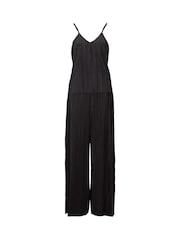 KBX Black Lucy Long Leg Plisse Cami Set - Image 7 of 7