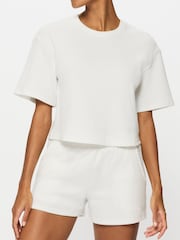 Кремовый - KBX Marl Naomi Waffle Shorts Set - Image 2 of 7