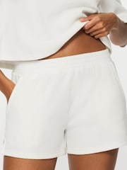 Кремовый - KBX Marl Naomi Waffle Shorts Set - Image 5 of 7