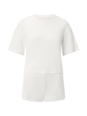 Кремовый - KBX Marl Naomi Waffle Shorts Set - Image 7 of 7
