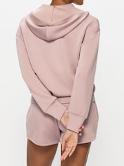 KBX Pink Sarina Scuba Quarter Zip Hoodie - Image 2 of 7