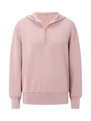 KBX Pink Sarina Scuba Quarter Zip Hoodie - Image 7 of 7