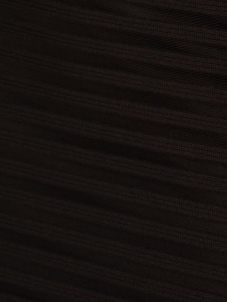 Adrianna by Adrianna Papell Shadow Stripe Midi Black Dress - Image 3 of 6