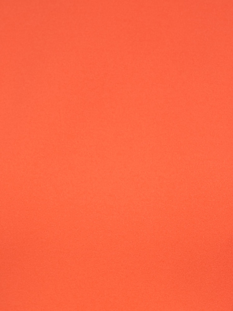 Adrianna Papell Orange Knit Crepe Tie Waist Sheath Dress - Image 6 of 6