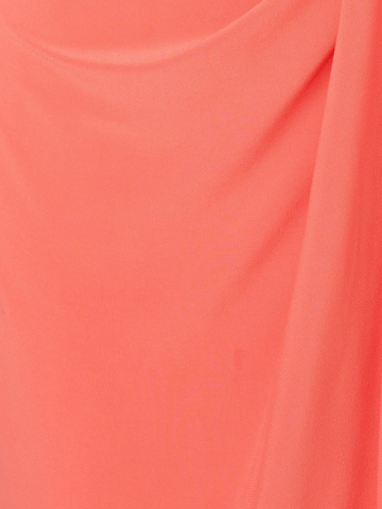 Adrianna Papell Orange One Shoulder Jersey Dress - Image 6 of 6