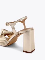 KG Kurt Geiger Cream Signet Sandals - Image 3 of 4