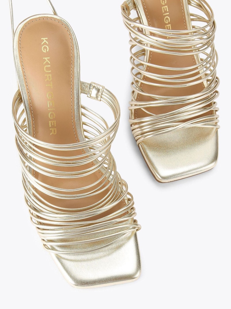 KG Kurt Geiger Gold Selected Sandals - Image 2 of 4