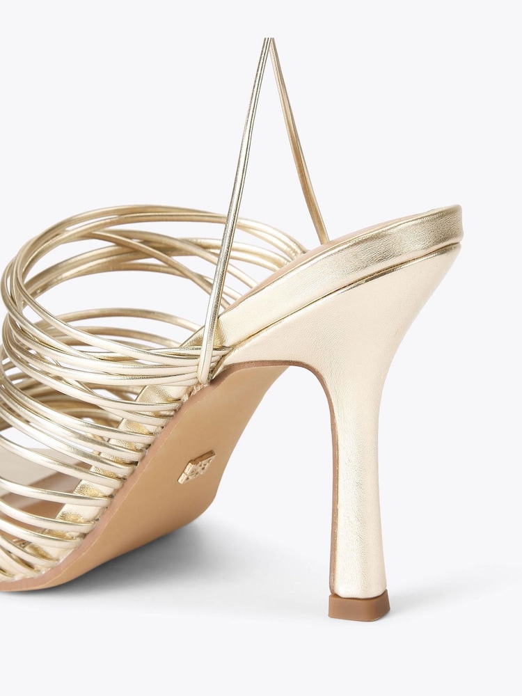 KG Kurt Geiger Gold Selected Sandals - Image 4 of 4