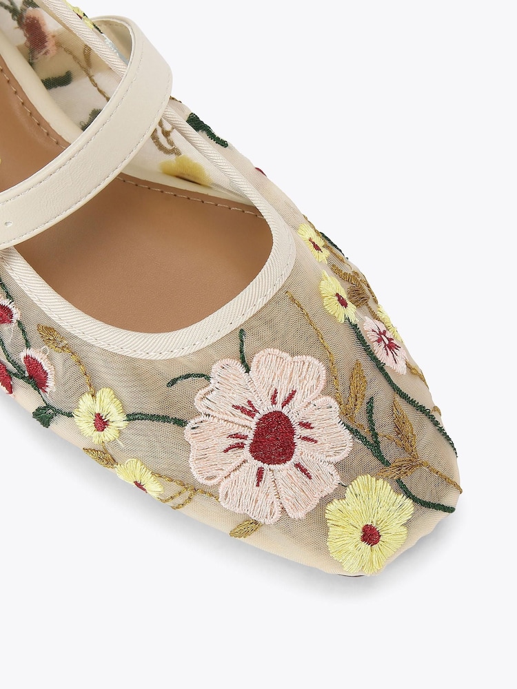Crema - KG Kurt Geiger Nina Mesh Pumps - Imagen 4 de 4