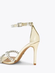 KG Kurt Geiger Gold Affect Sandals - Image 3 of 4