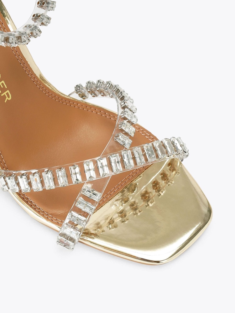 KG Kurt Geiger Gold Affect Sandals - Image 4 of 4 KG Kurt Geiger Gold Affect Sandals - Image 4 of 4