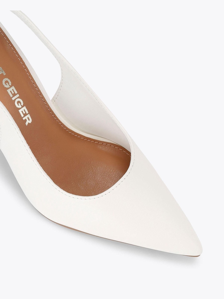 Bela - KG Kurt Geiger Adina Čevlji - Slika 4 iz 4 Bela - KG Kurt Geiger Adina Čevlji - Slika 4 iz 4
