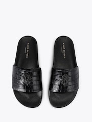 Kurt Geiger London Black Eagle Slide Sandals - Image 2 of 4