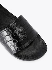Kurt Geiger London Black Eagle Slide Sandals - Image 4 of 4