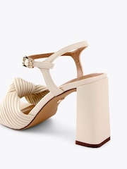 KG Kurt Geiger Cream Signet Sandals - Image 3 of 4