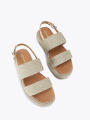 Kg Kurt Geiger Gold Phoebe Sandals - Image 2 of 4