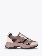 Rosa - KG Kurt Geiger Lila Lace-Up Trek Trainers - Imagen 1 de 4