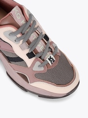 Rosa - KG Kurt Geiger Lila Lace-Up Trek Trainers - Imagen 3 de 4