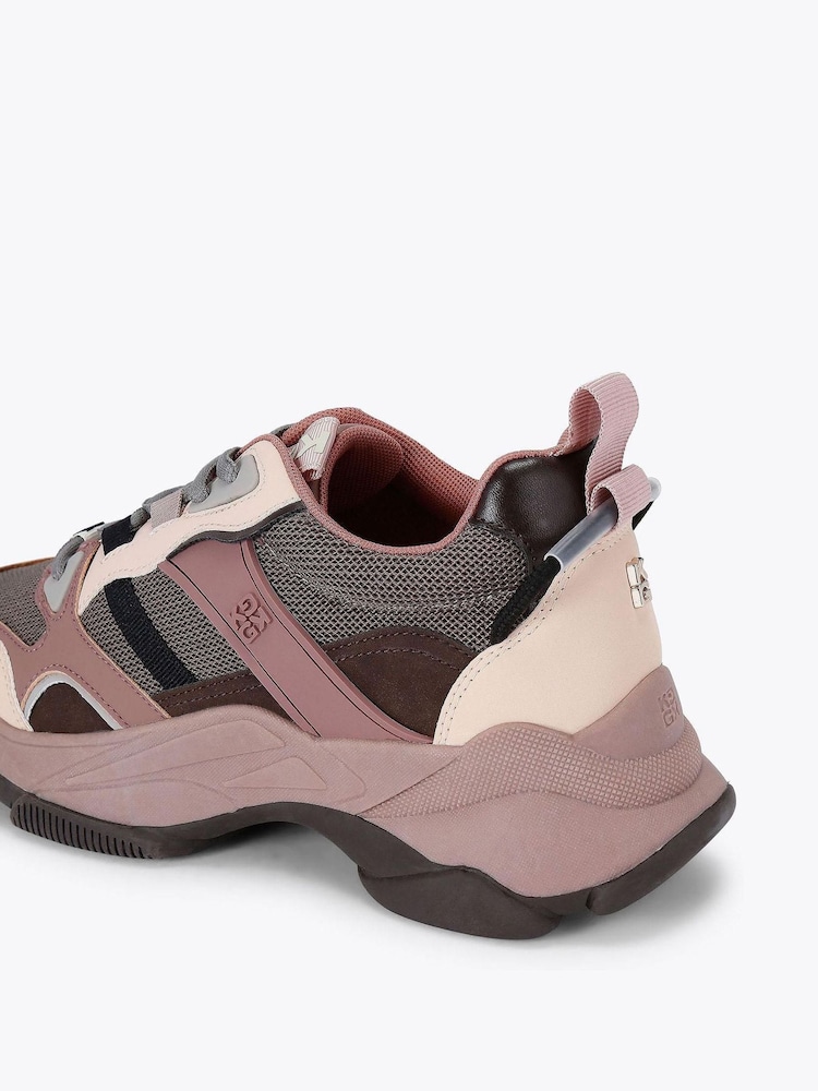 Rosa - KG Kurt Geiger Lila Lace-Up Trek Trainers - Imagen 4 de 4