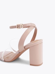 KG Kurt Geiger Pink Fleur Clear Sandals - Image 3 of 4