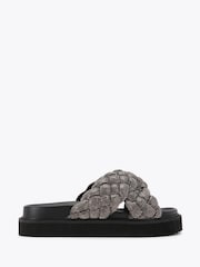 KG Kurt Geiger Grey Pewter Repose Sandals - Image 1 of 4