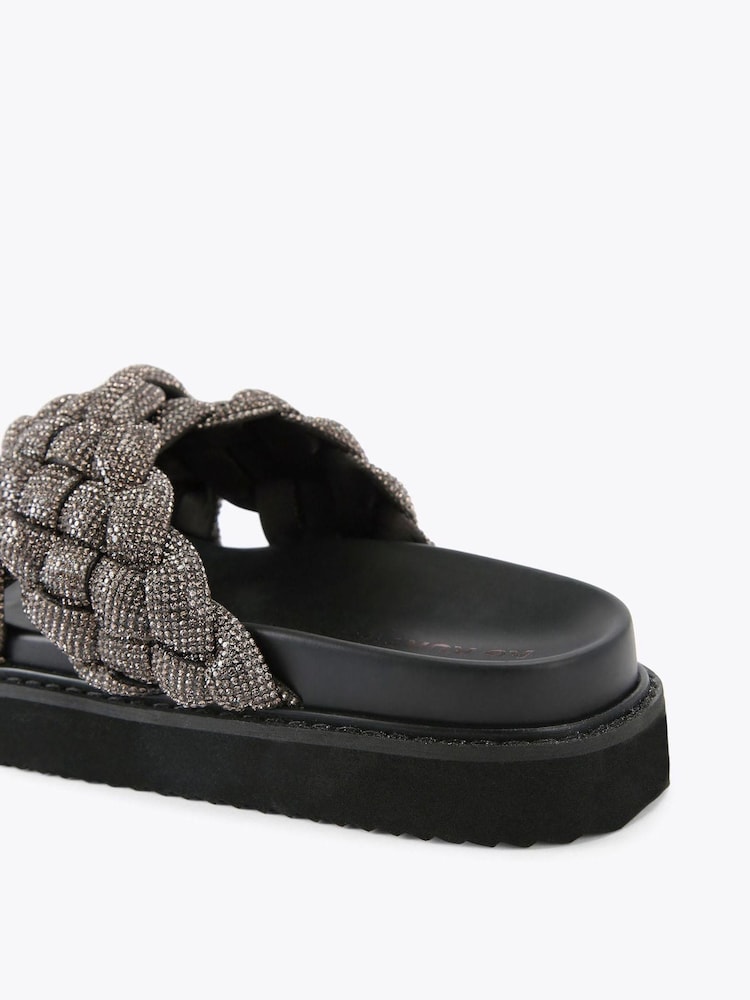 KG Kurt Geiger Grey Pewter Repose Sandals - Image 4 of 4