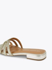 KG Kurt Geiger Gold Regard Sandals - Image 3 of 4