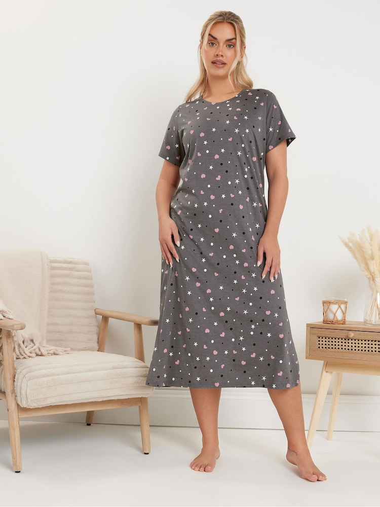 Lot de 2 chemises de nuit Yours Curve Avocuddle Midaxi - Image 3 of 8