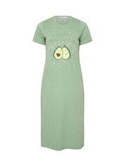 Yours Curve Avocuddle Midaxi Nightdress 2 Pack - Imagen 8 de 8