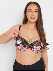 Yours Curve Floral Print Padded Bras 2 Pack - Изображение 2 из 9