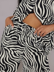 Yours Curve Airflow Wide Leg Co-ord Trousers - Imagen 5 de 6