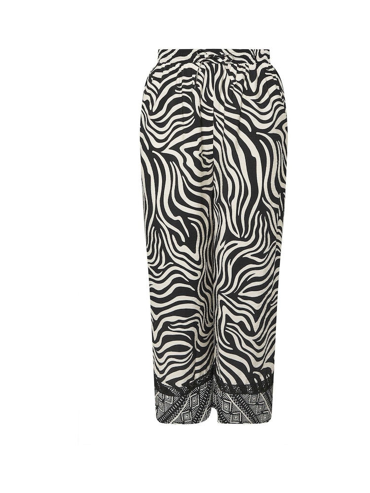 Yours Curve Airflow Wide Leg Co-ord Trousers - Imagen 6 de 6