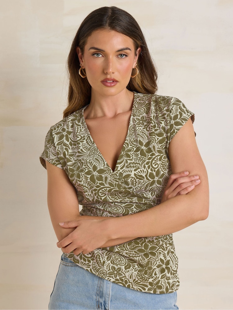 Rosa - Long Tall Sally Wrap T-Shirts 2 Pack - Imagen 2 de 8 Rosa - Long Tall Sally Wrap T-Shirts 2 Pack - Imagen 2 de 8