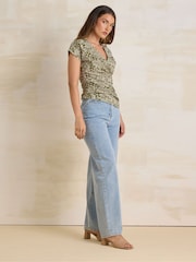 Long Tall Sally Pink Wrap T-Shirts 2 Pack - Image 3 of 8