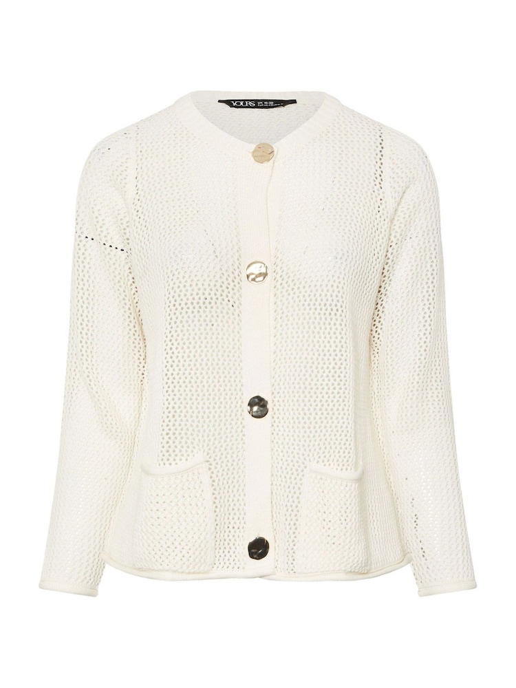 Yours Curve Button Stitch Cardigan - Imagen 5 de 5 Yours Curve Button Stitch Cardigan - Imagen 5 de 5