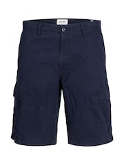 JACK & JONES JUNIOR Relaxed Fit 100% Cotton Cargo Shorts - Image 1 of 2