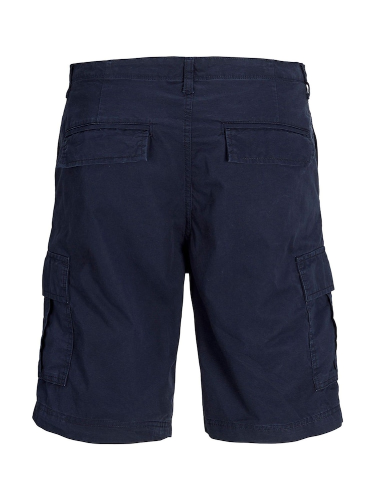 JACK & JONES JUNIOR Relaxed Fit 100% Cotton Cargo Shorts - Image 2 of 2