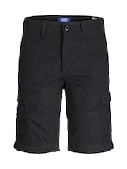 JACK & JONES JUNIOR Relaxed Fit 100% Cotton Cargo Shorts - Image 1 of 3